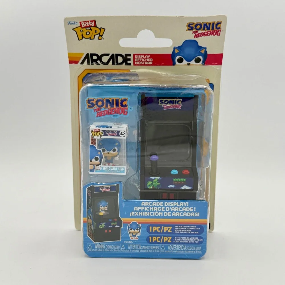 Funko Bitty Pop Sonic The Hedgehog Arcade Display NIB